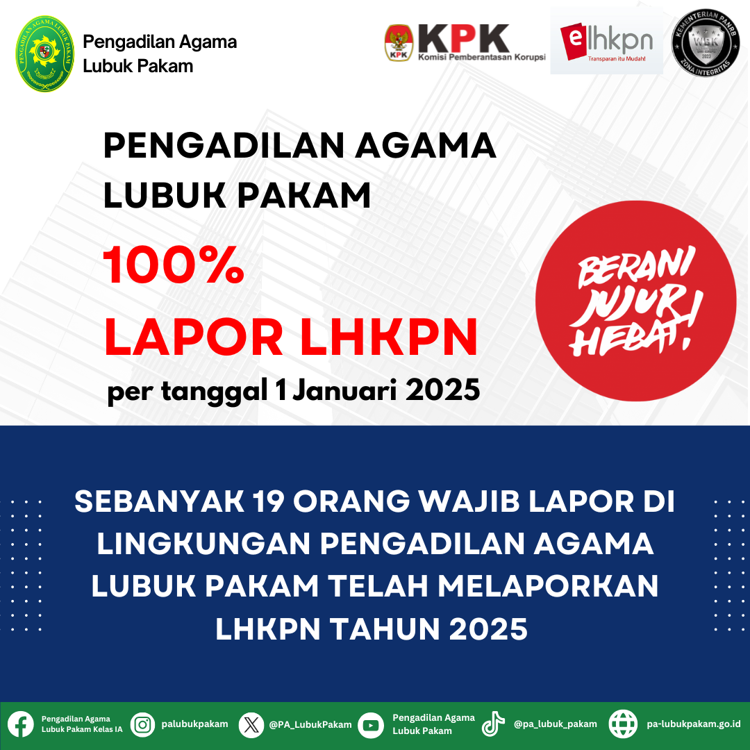 100 Lapor LHKPN 1