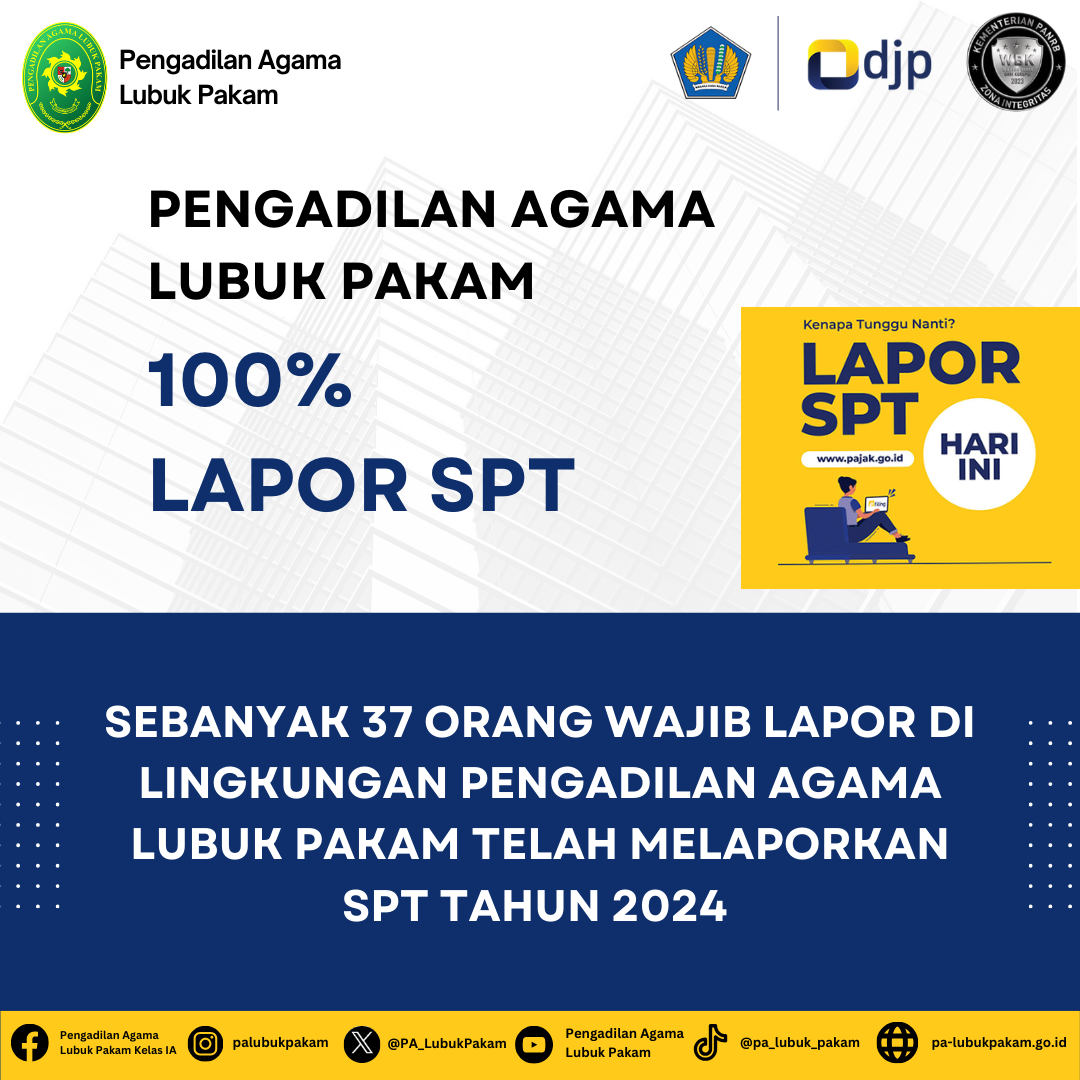 100 Lapor SPT Tahun 2024