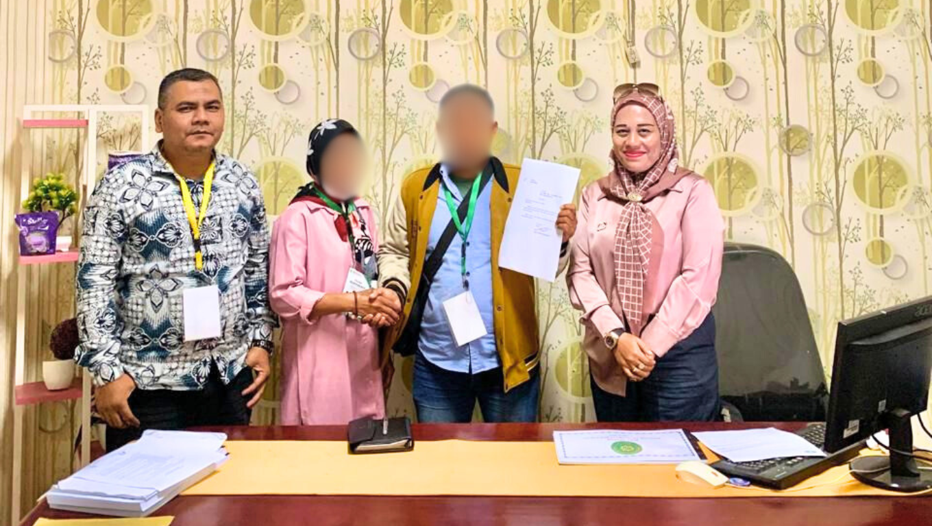 mediasi berhasil rezky